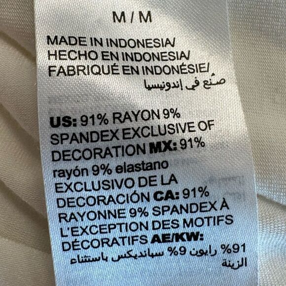 White House Black Market snake skin print T-shirt size M - Picture 8 of 8